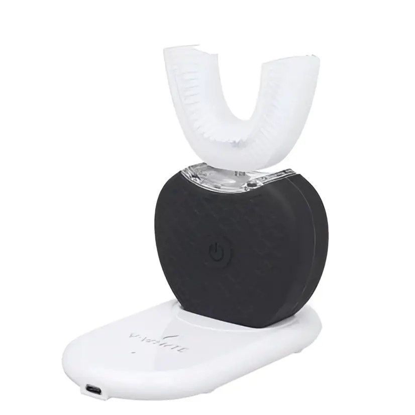 White Ultrasonic Electric Toothbrush Automatic Tooth Cleaner
