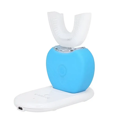 White Ultrasonic Electric Toothbrush Automatic Tooth Cleaner