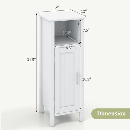 Bathroom Storage Organizer with 2-Tier Cabinet