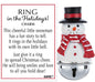 Ring in the Holidays - Snowman Charm