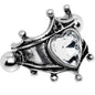 16G 1/2 Clear Gem Queen of Hearts Cuff Cartilage Earring