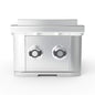 Wildfire Outdoor Living Ranch Pro 14-Inch Stainless Steel Double Side Burner [WFDBLSBRN-BSS/SS] (SAK64352)