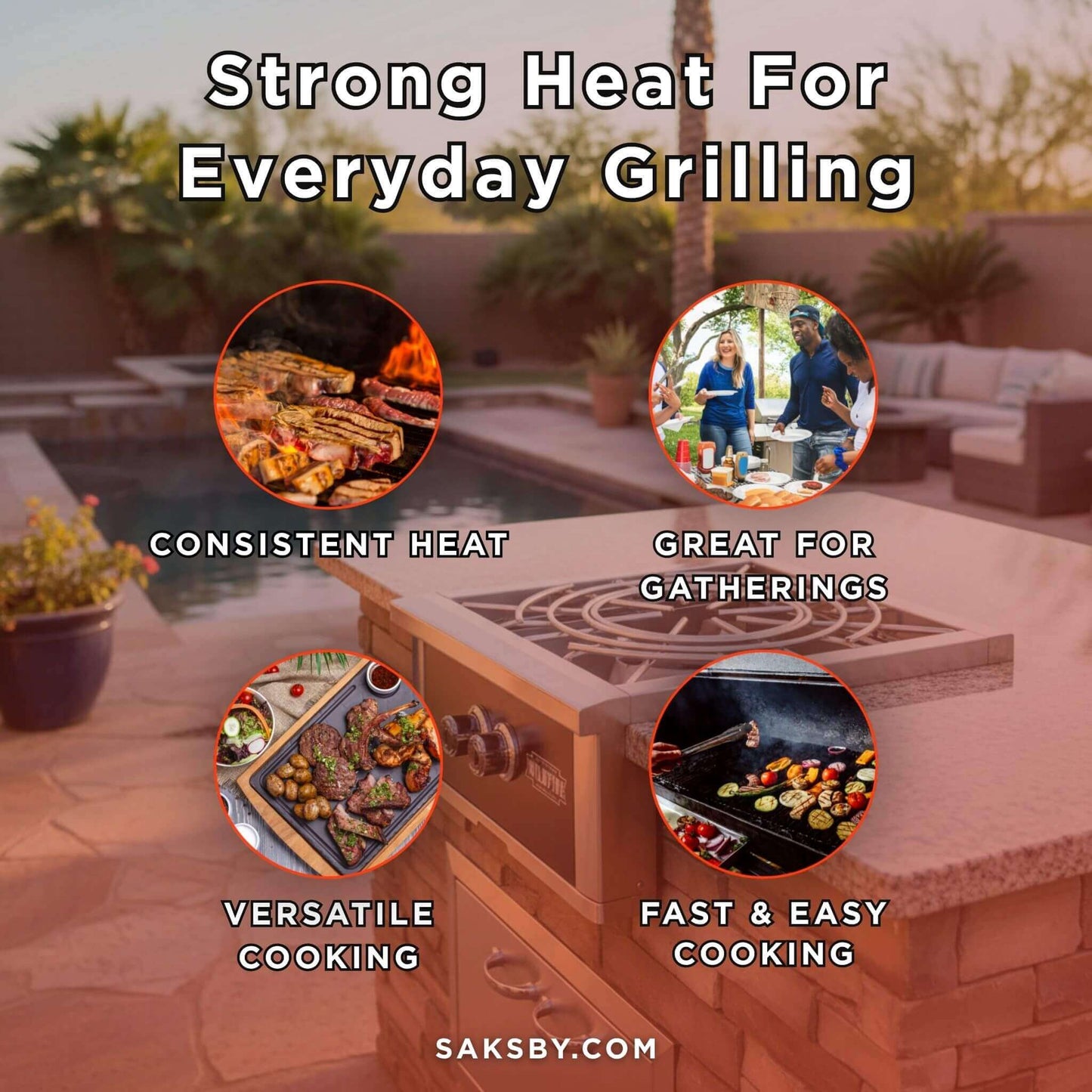 Wildfire Outdoor Living Ranch Pro 24-Inch Stainless Steel Power Burner [WFPOWBRN-BSS/SS] (SAK71537)