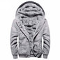 Winter Men's Hooded Long Sleeve Zipper Jacket