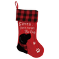 Santa Don't Forget the Dog Stocking - Embroidered