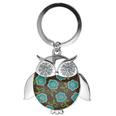 Wise in Love Owl Keychain