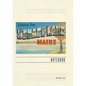 Vintage Lined Notebook Greetings from Sebago Lake - Paperback