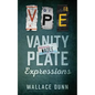 Vanity Plate Expressions - Paperback