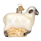 Old World Christmas Sheep Glass Ornament