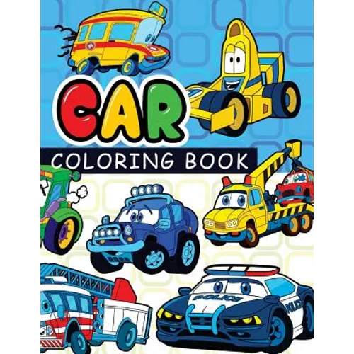 Car coloring book: On The Road Cars & More Transportation (Coloring Books For Kids) - Paperback