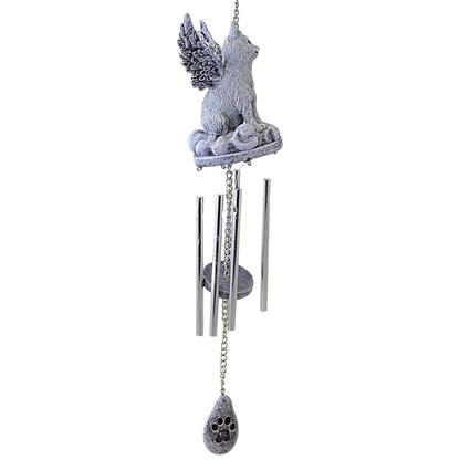 Angelic Cat Memorial Windchime – 17 Inch