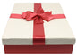 Elegant Rectangular Gift Box - Red X-Large