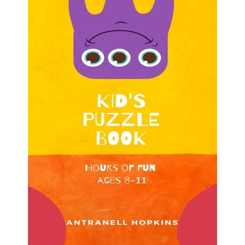 Kids Puzzle Book: For ages 8-11 - Paperback