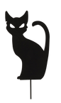 Black Cat Garden Stake -