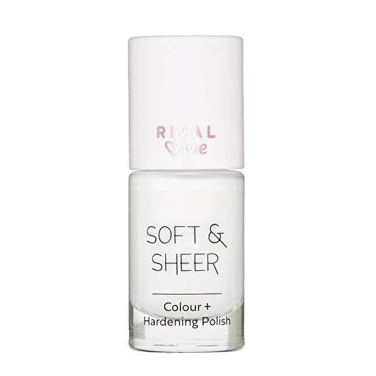 Rival Loves Me Soft & Sheer Nail Polish No.01 Vanilla Shake - Nourishing, Semi-Permanent, Sheer Finish