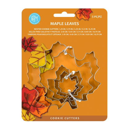 Maple Leaf 5 Pc Cookie Cutter Set