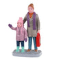Christmas Market Shopping Figurine
