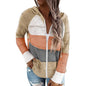 Women Casual Long Sleeve Zip Up Hooded Sweatshirt Hoodies