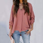 Women Spring and Autumn V-neck Blouse