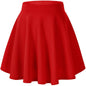 Women's Basic Versatile Flared Mini Skater Skirt