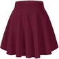 Women's Basic Versatile Flared Mini Skater Skirt