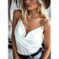 Women's Camisole Solid Colored Backless V Neck Basic Top