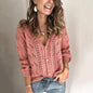 Women's Cardigan Open Knit Long Sleeve