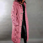 Women's Cardigan Sweater Jumper Cable Chunky Knit Hooded Solid Color Open Front