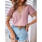 Women's Contrast Guipure Lace Blouse