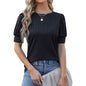 Women's Dressy Casual Puff Sleeve Tops