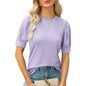 Women's Dressy Casual Puff Sleeve Tops