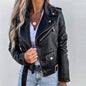 Women's Faux Modern Street Style Leather Jacket
