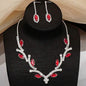 Women's Hoop Earrings and Necklace