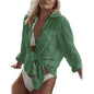 Women's Long Sleeve Beach Shirt Blouse