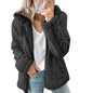 Women's Plus Size Hoodie Coat Long Sleeve