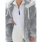 Women's Plus Size Hoodie Coat Long Sleeve