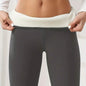 Women's Plush Lined Sherpa Leggings High-Stretch Yoga Pants