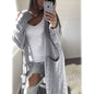 Women's Pocket Knitted Cardigan Sweater