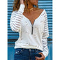 Women's Printed V Neck Sexy Loose Top