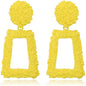 Women's Rectangular Geometric Drop Earrings