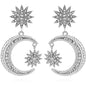 Women's Rhinestone Punk Earrings