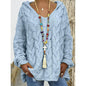Women's Sweater Oversized Pullover Jumper Knitted Solid Color