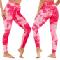 Women's Tie Dye High Waist Tummy Control Butt Lift Yoga Pants Workout Leggings