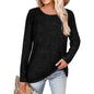 Womens Tops V Neck Summer Petal Sleeve Casual Tshirts