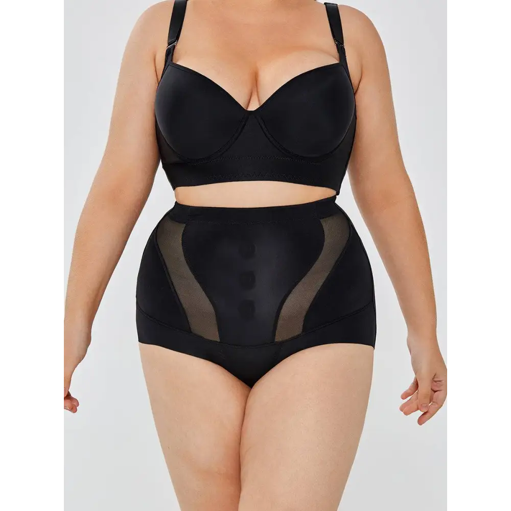 Womens Tummy Control High Waist Mesh Body Shaper