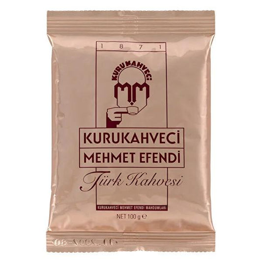 Mehmet Efendi Turkish Coffee - 100g Arabica Coffee Beans for Authentic Turkish Coffee Experience