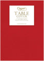 Paper Linen Solid Table Cover in Red