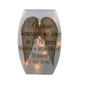 A Piece of Heaven is in our Home Lighted Vase - Gold Lettering