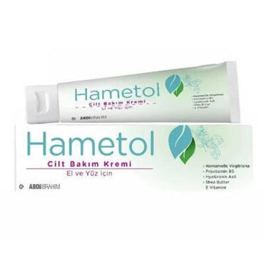 Hametol Moisturizing Cream for Face and Hands - Hydrating Skincare for Dry Skin Relief, 30g