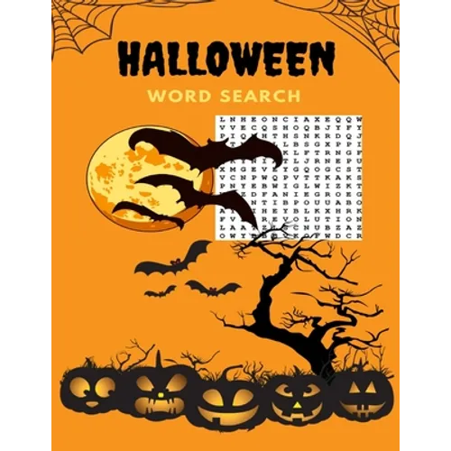 Halloween Word Search: Large Print Word Search Book For Adults, Activity Book with Answer Keys, Large Print Word Search Book Large Print Hall - Paperback